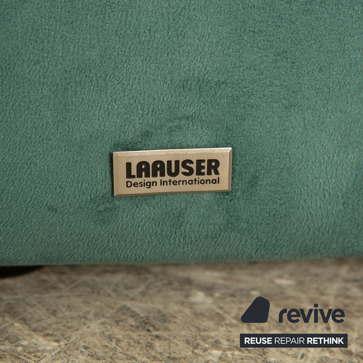 Laauser Motion fabric armchair turquoise green manual function relaxation function