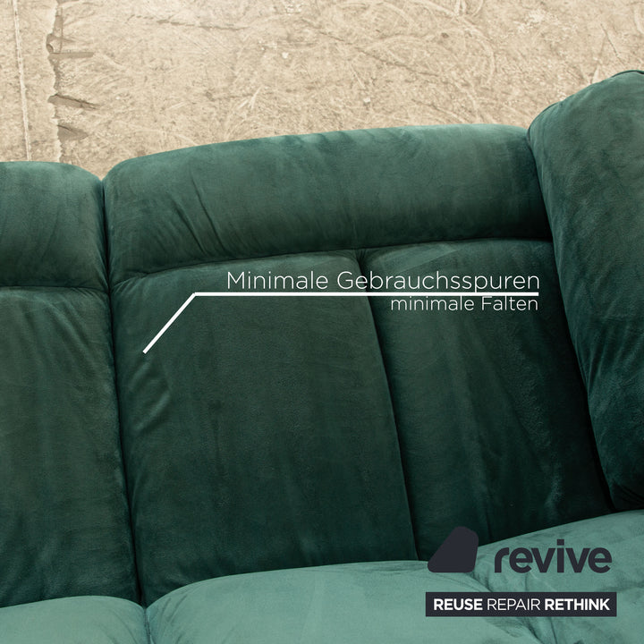 Laauser Motion fabric sofa set turquoise green three-seater two-seater armchair stool manual function relaxation function