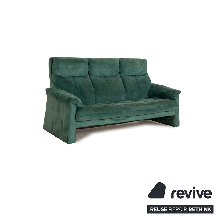 Laauser Motion fabric sofa set turquoise green three-seater two-seater armchair stool manual function relaxation function