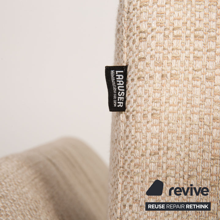 Laaus fabric armchair cream function
