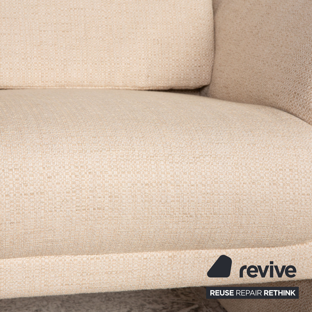 Laaus fabric armchair cream function