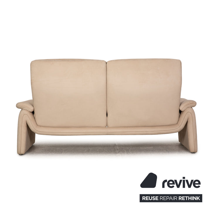 Laaus fabric two-seater beige sofa couch