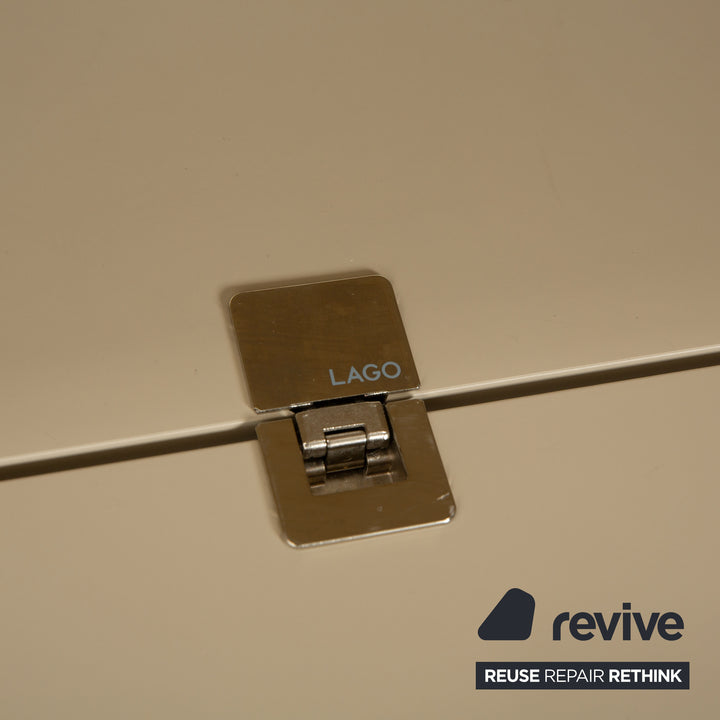 Lago 36e8 wooden sideboard beige brown