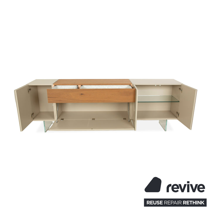 Lago 36e8 wooden sideboard beige brown