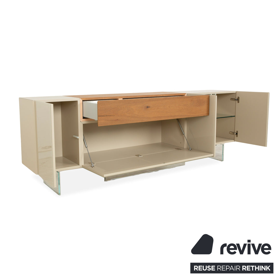 Lago 36e8 wooden sideboard beige brown