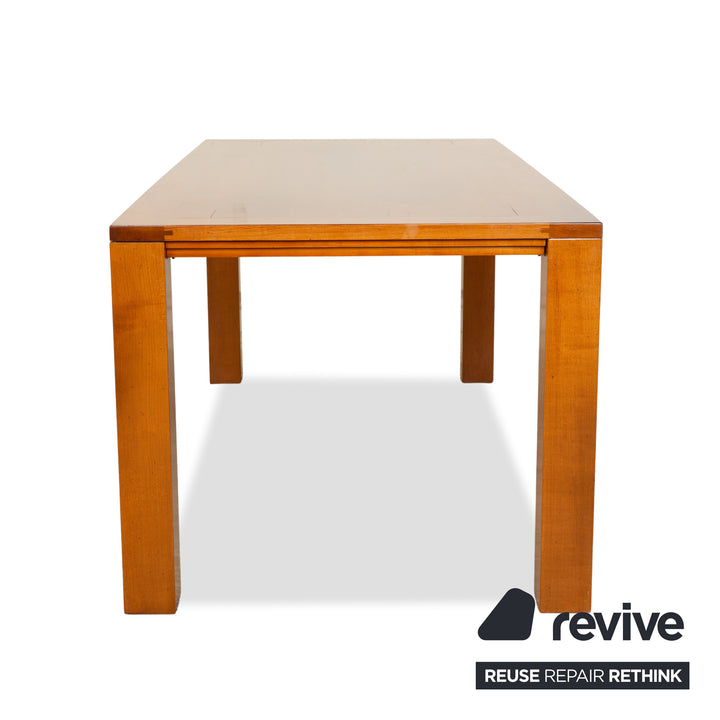 Lando Ora Blu wooden dining table brown manual function 200/250 x 89 cm