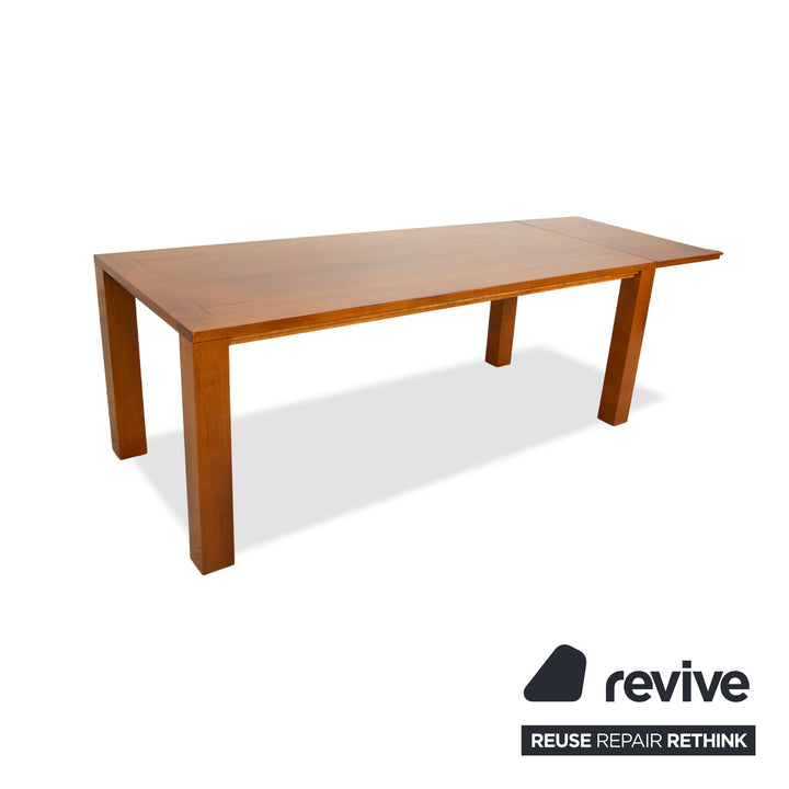 Lando Ora Blu wooden dining table brown manual function 200/250 x 89 cm