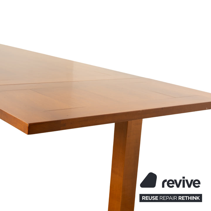 Lando Ora Blu wooden dining table brown manual function 200/250 x 89 cm