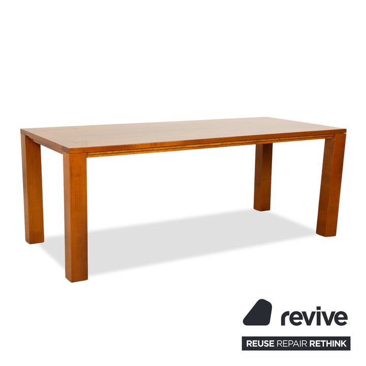 Lando Ora Blu wooden dining table brown manual function 200/250 x 89 cm