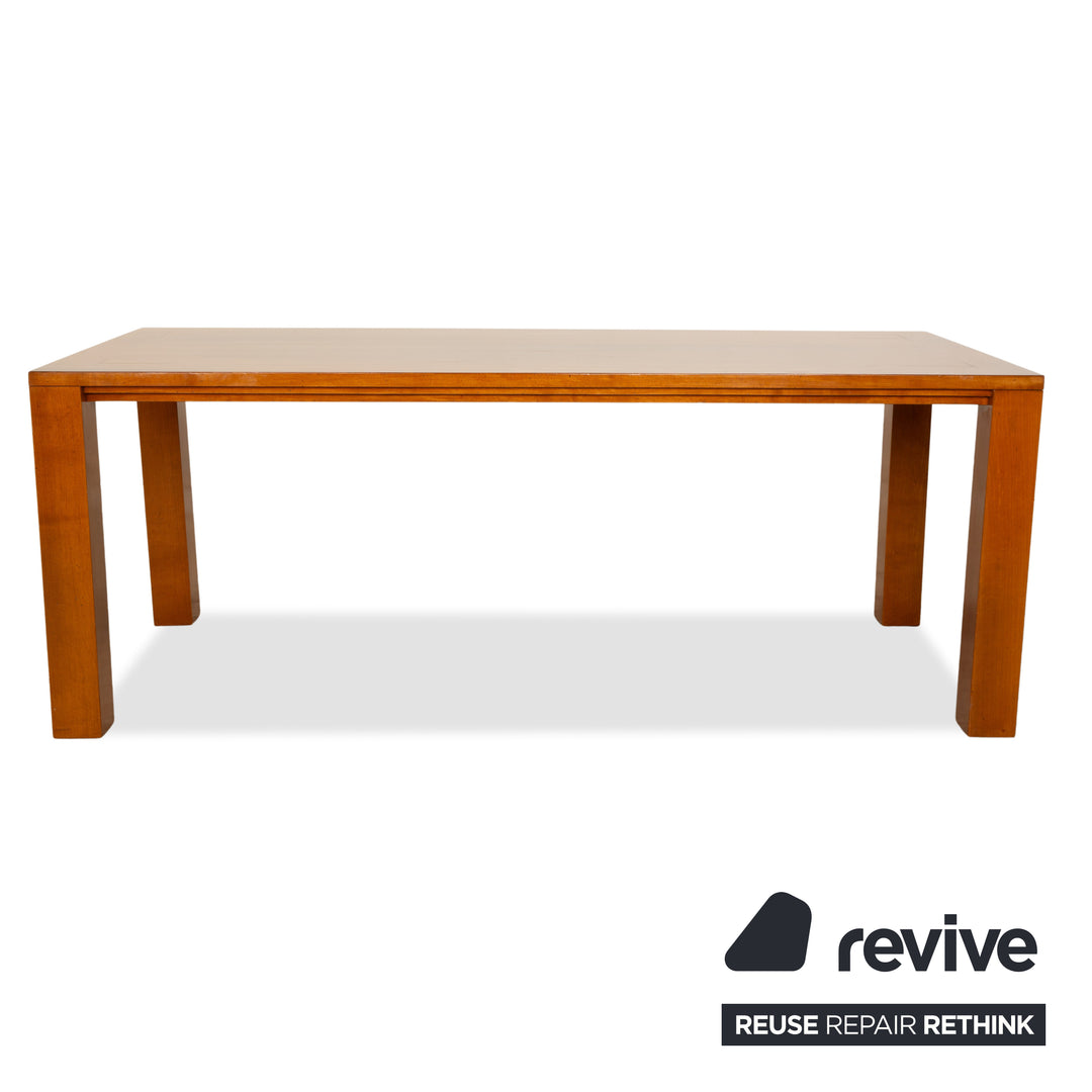 Lando Ora Blu wooden dining table brown manual function 200/250 x 89 cm
