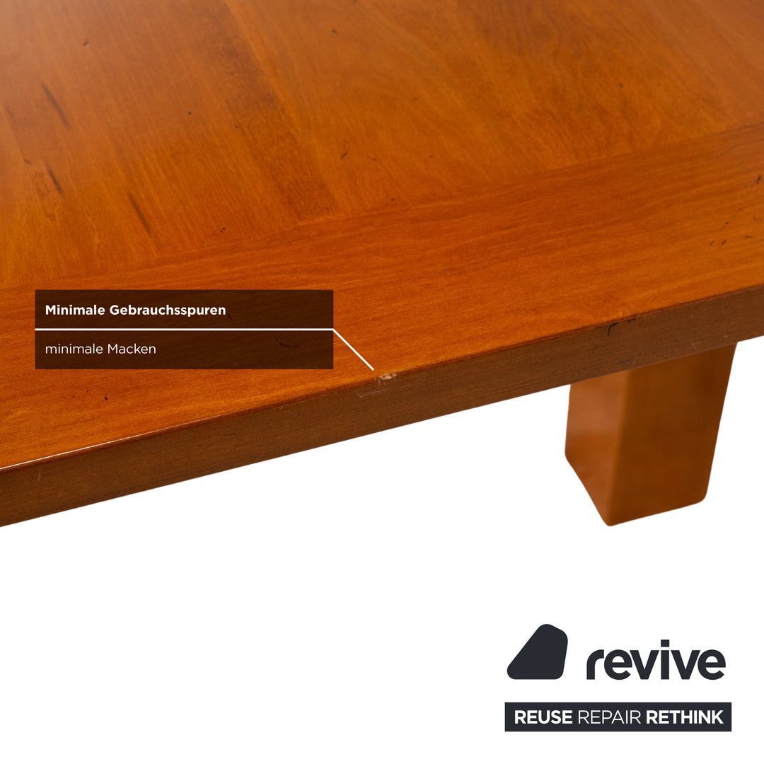 Lando Ora Blu wooden dining table brown manual function 200/250 x 89 cm