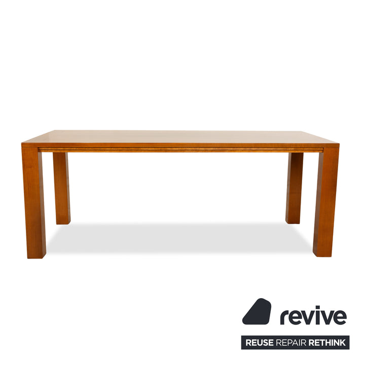 Lando Ora Blu wooden dining table brown manual function 200/250 x 89 cm
