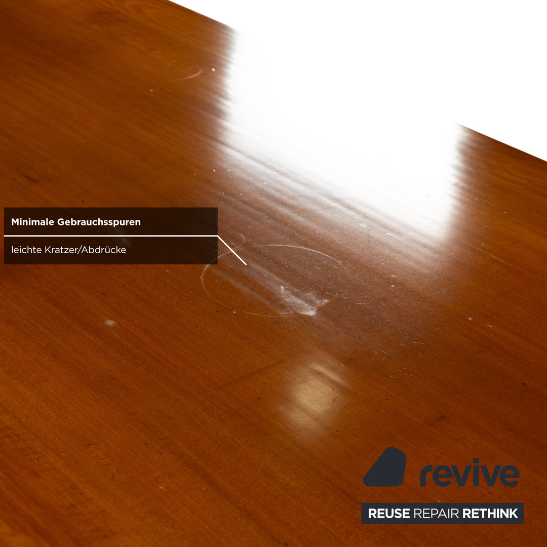 Lando Ora Blu wooden dining table brown manual function 200/250 x 89 cm