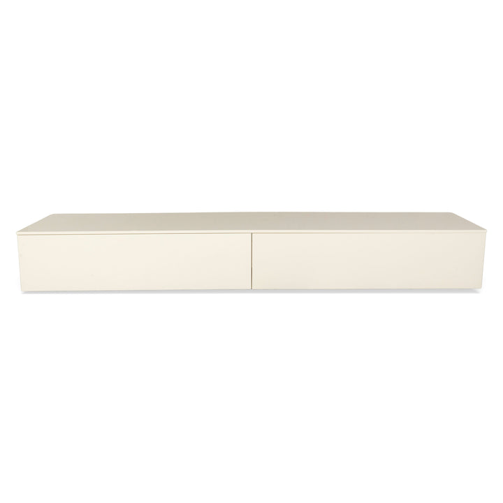 Buffet en bois Lema blanc marron