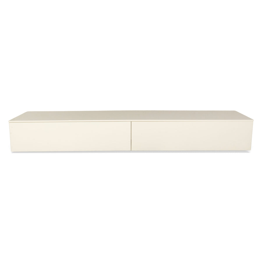 Buffet en bois Lema blanc marron