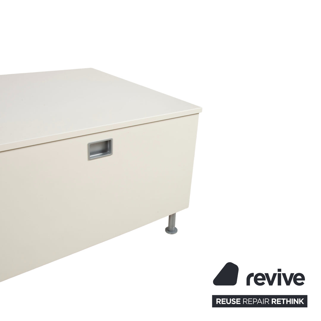 Lema Sideboard Holz Weiß Creme