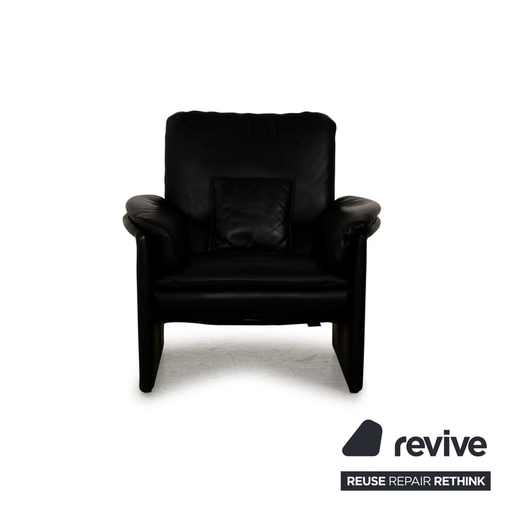 Leolux Catalpa Leather Armchair Black