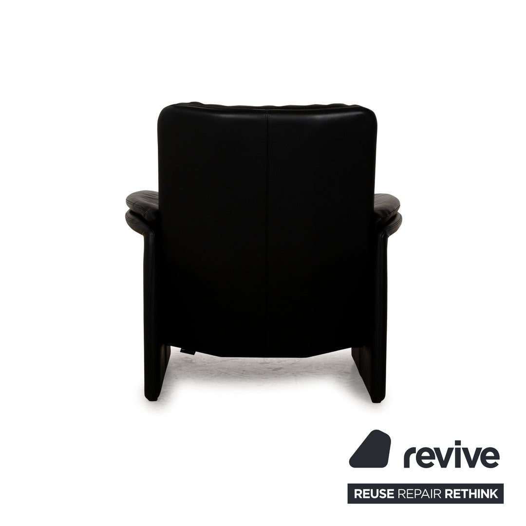 Leolux Catalpa Leather Armchair Black