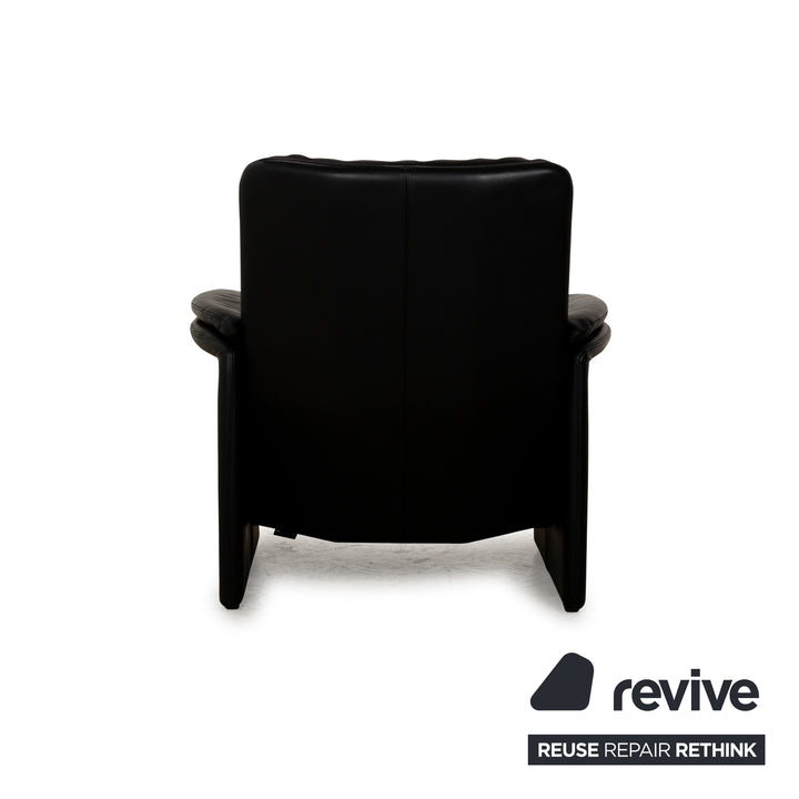 Leolux Catalpa Leather Armchair Black