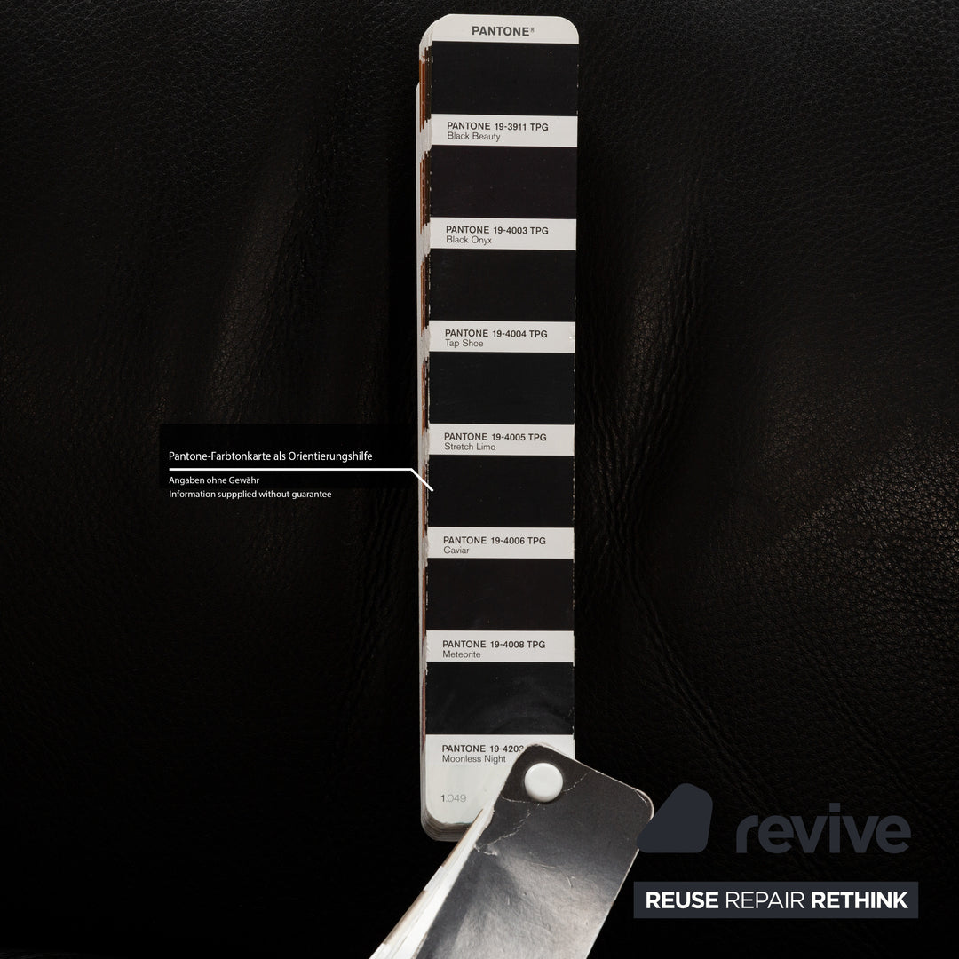 Leolux Catalpa Leather Armchair Black