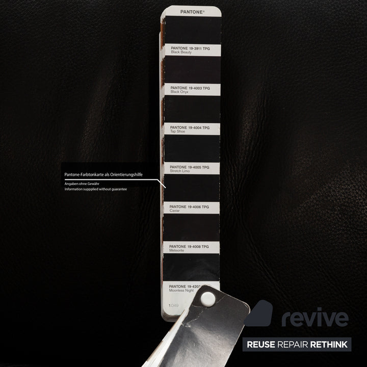 Leolux Catalpa Leather Armchair Black