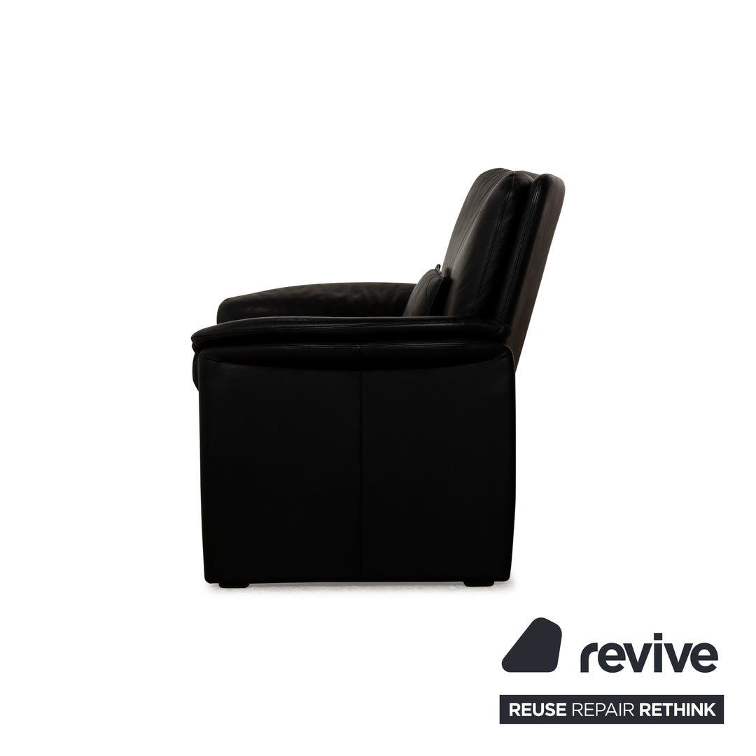 Fauteuil en cuir Catalpa de Leolux noir