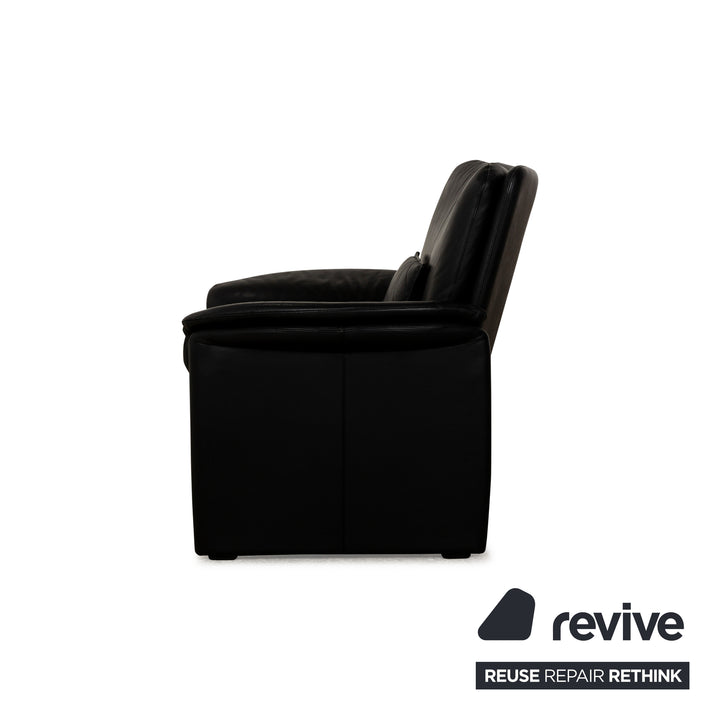 Leolux Catalpa Leather Armchair Black
