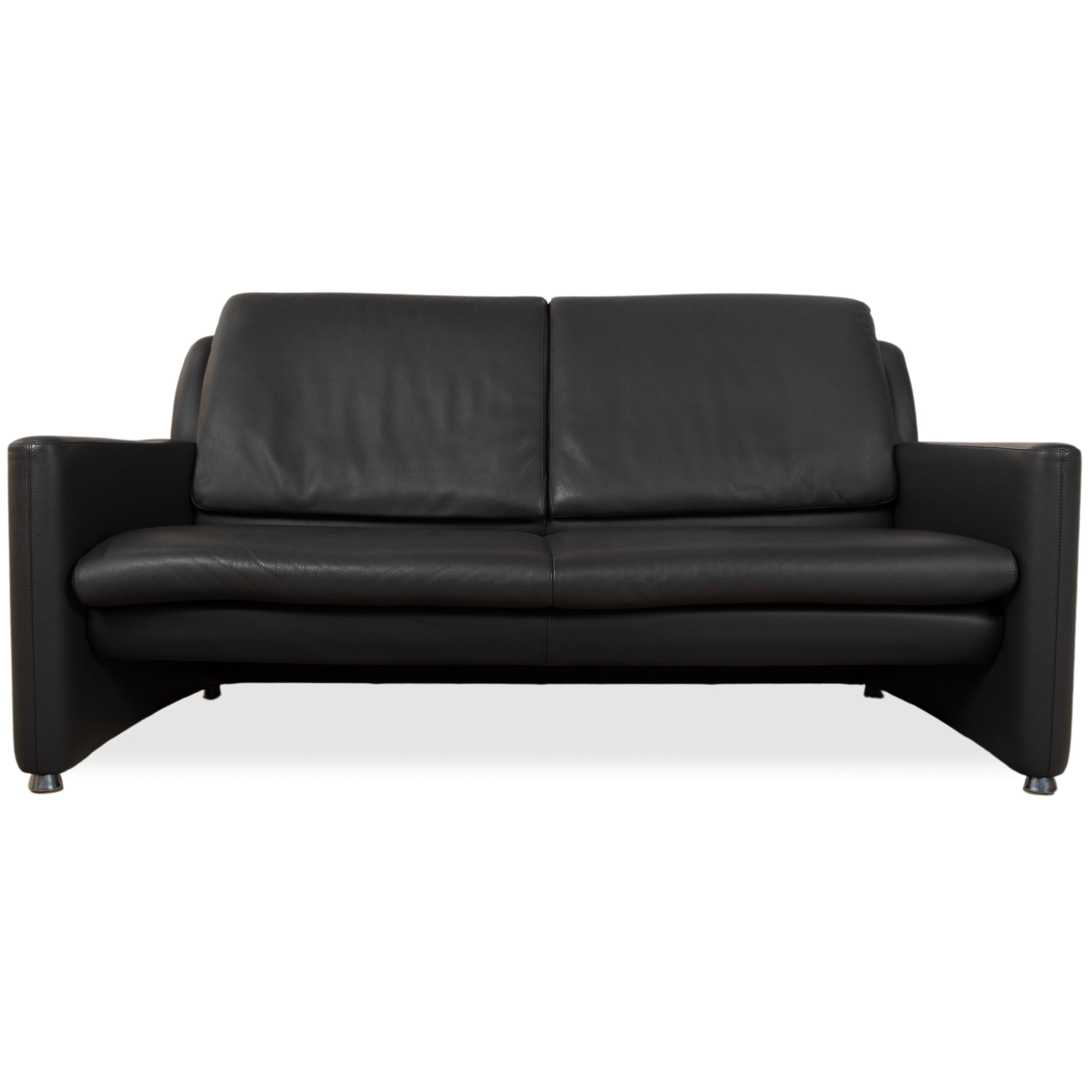 Leolux Fidamigo læder tresoners sofa antracitgrå