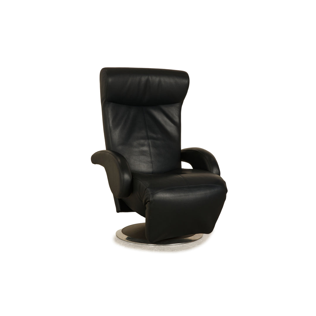 Leolux Sessel Helical Blau Leder Hand