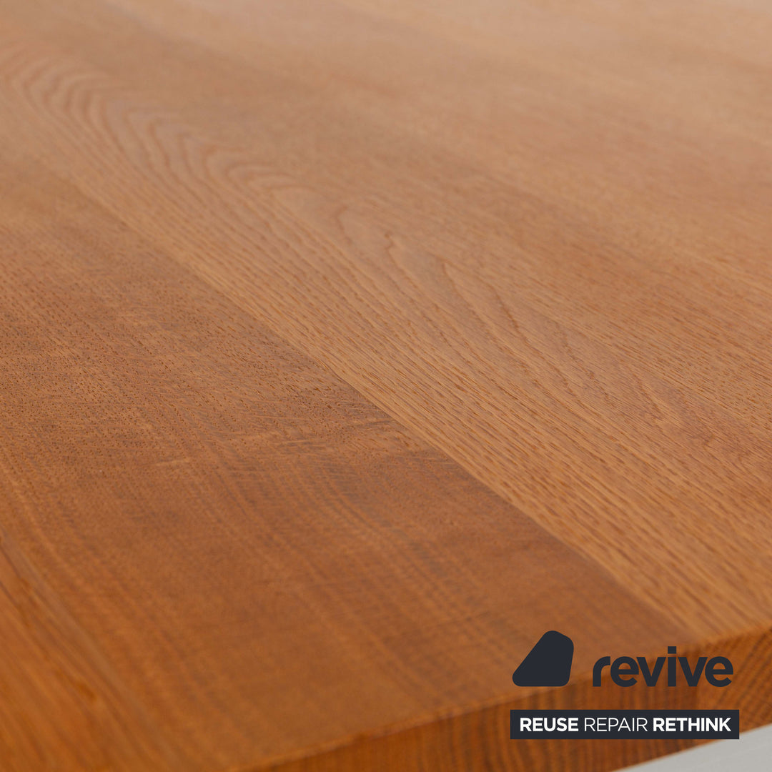 Leolux Wooden Dining Table Brown 240 x 100 cm