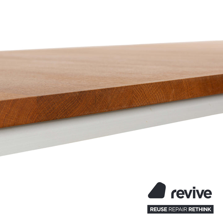 Leolux Wooden Dining Table Brown 240 x 100 cm