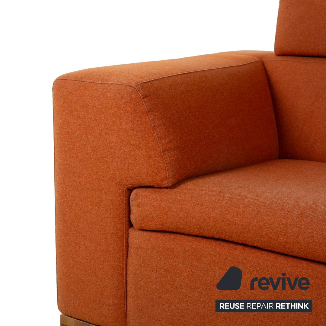 Leolux Horatio Stoff Zweisitzer Sofa Couch manuelle Funktion