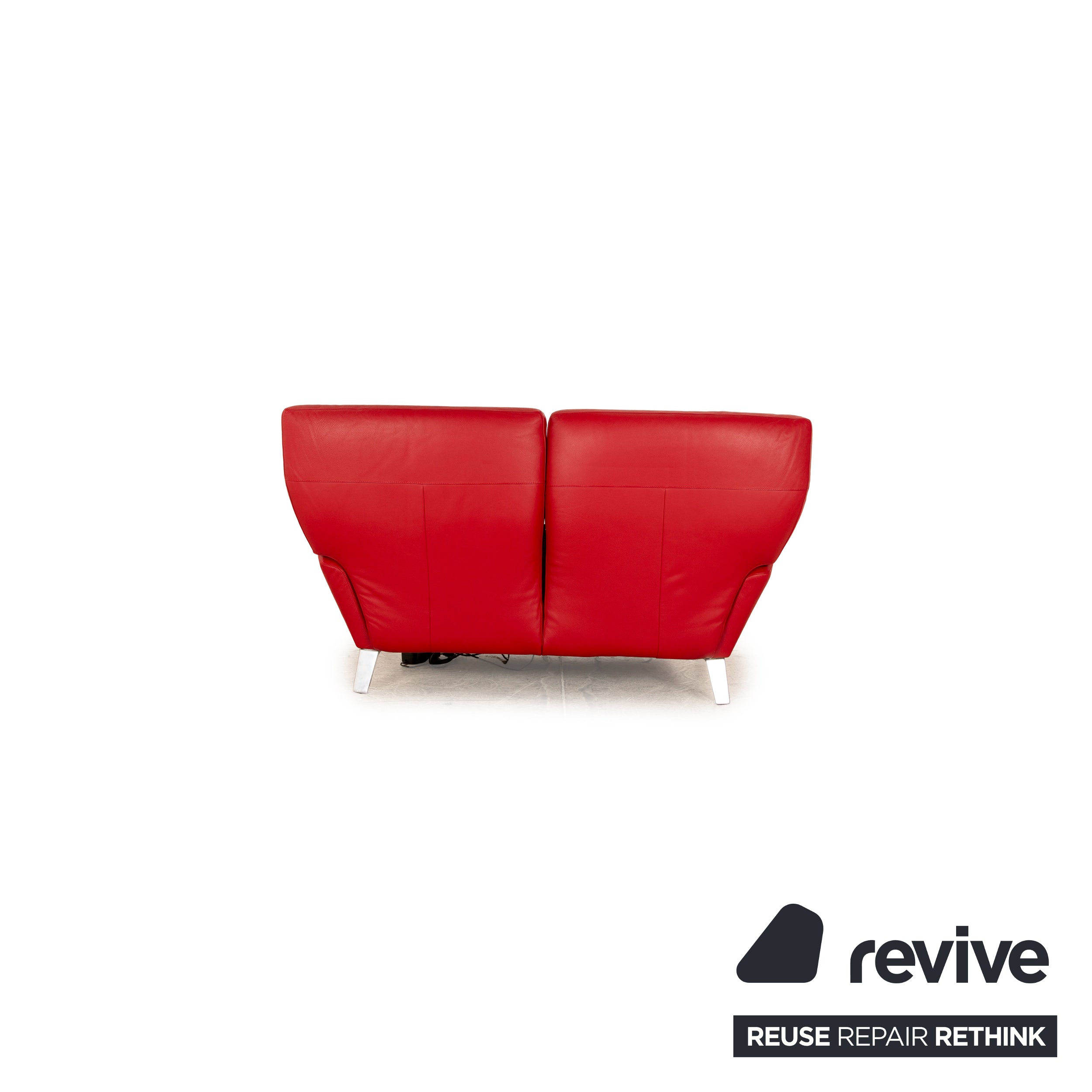 Leolux Zweisitzer Panta Rhei Rot Leder - 2. Hand - Revive.de