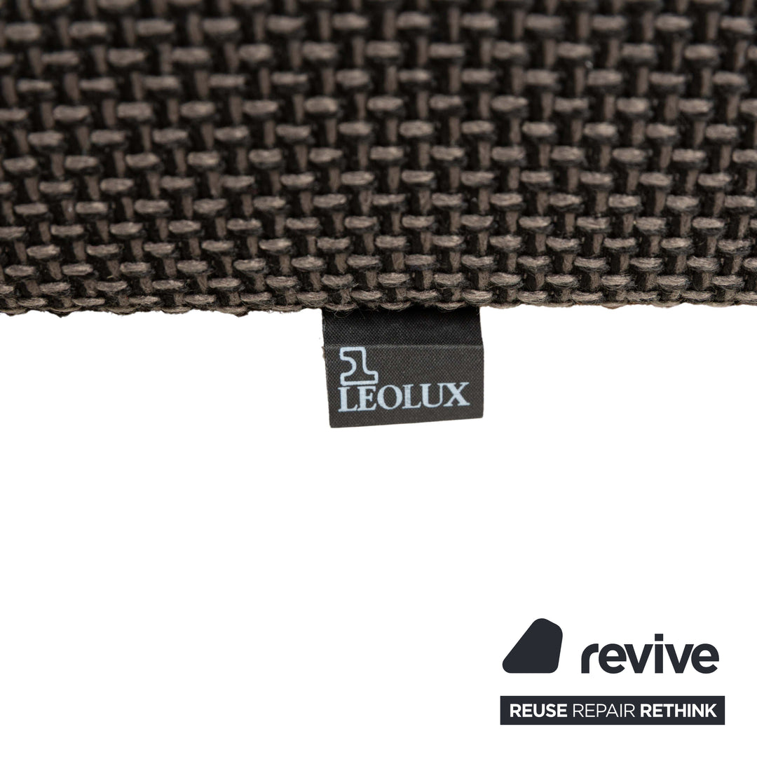 Canapé d'angle en tissu Leolux Panton next gris rouge