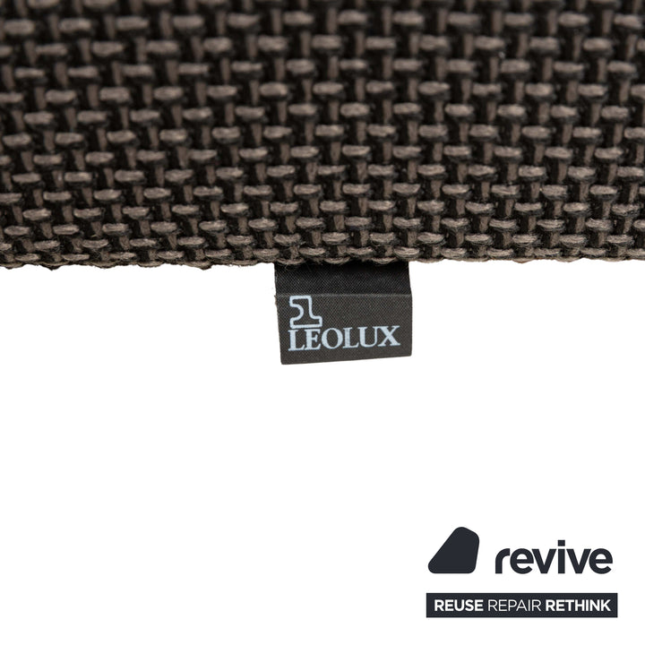 Canapé d'angle en tissu Leolux Panton next gris rouge