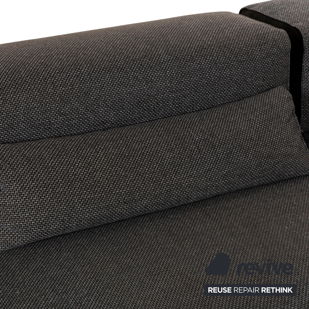 Leolux Ponton next fabric corner sofa grey sofa couch