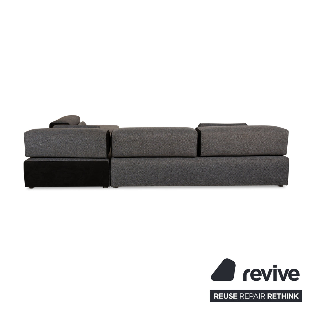 Leolux Ponton next fabric corner sofa set grey sofa coffee table