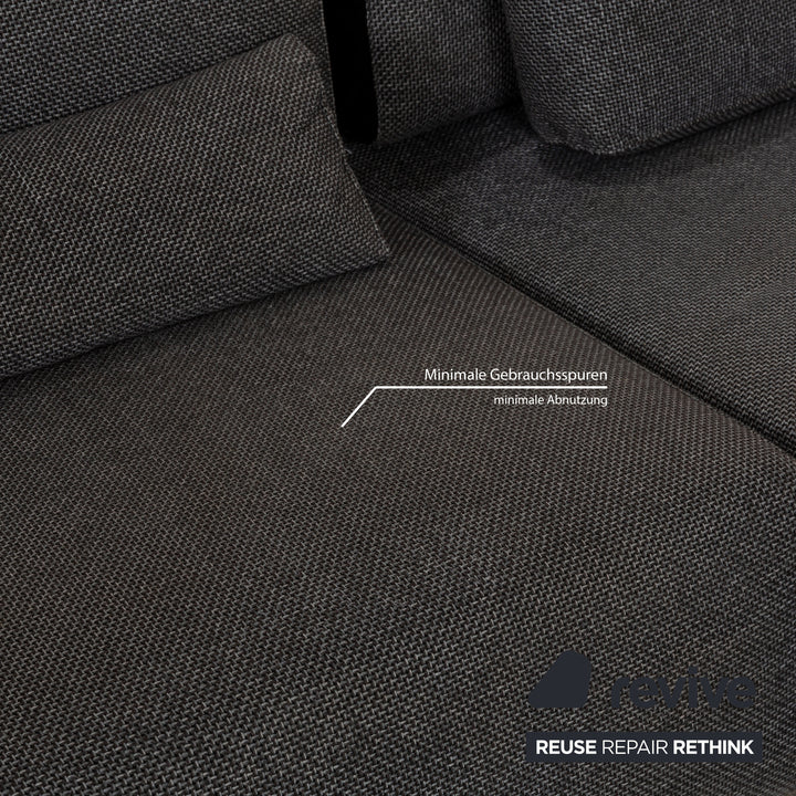 Leolux Ponton next fabric corner sofa set grey sofa coffee table