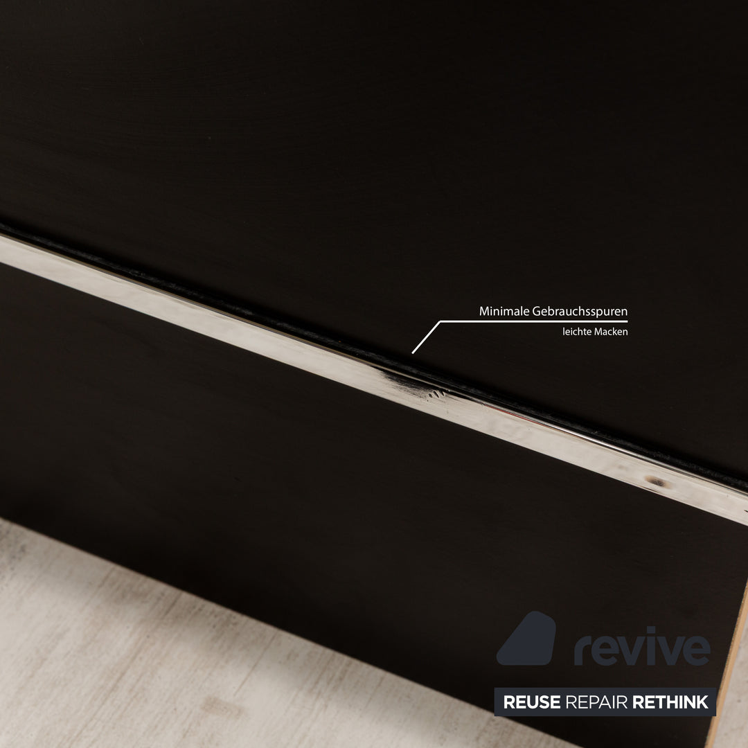 Leonardo Holz Sideboard Schwarz