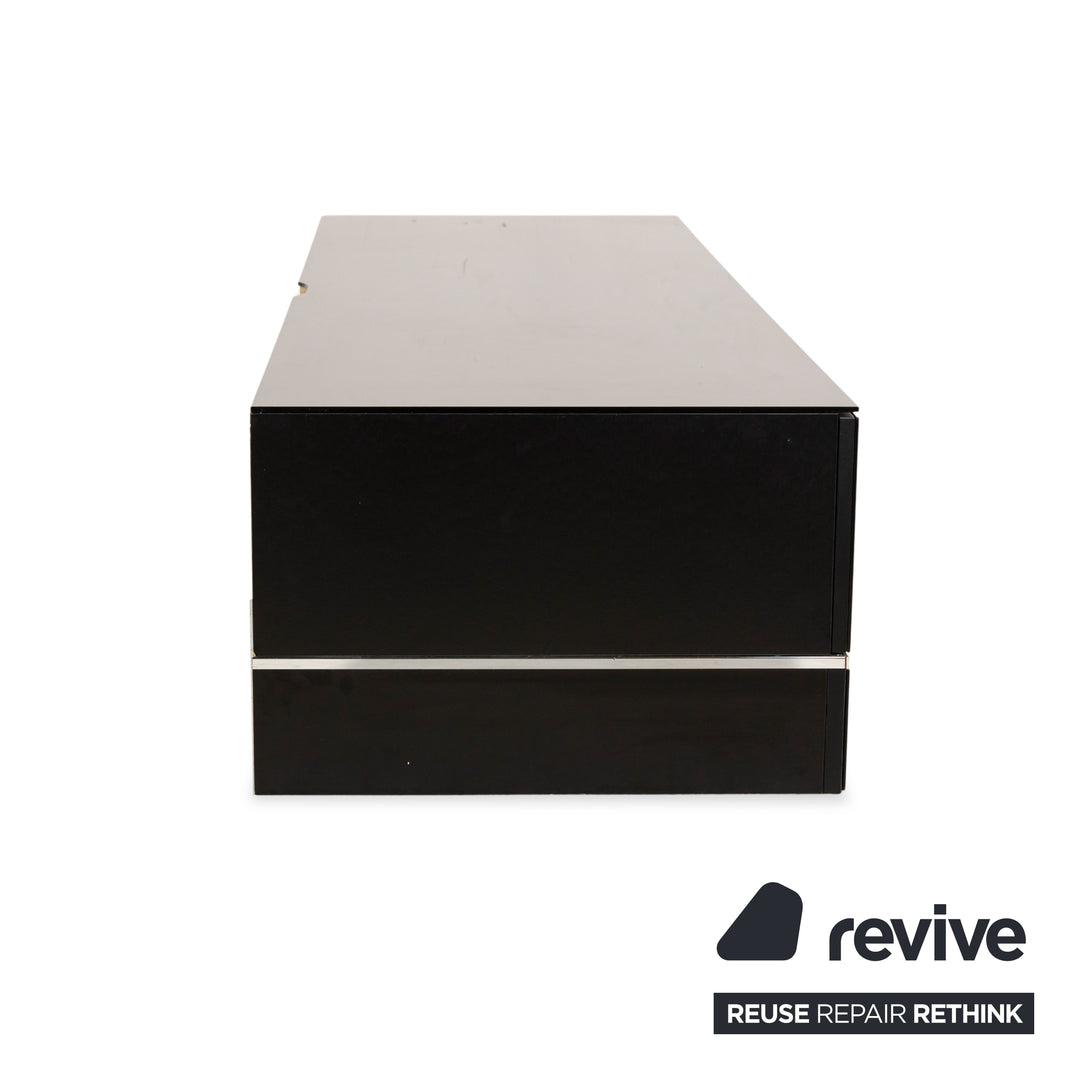 Leonardo Holz Sideboard Schwarz