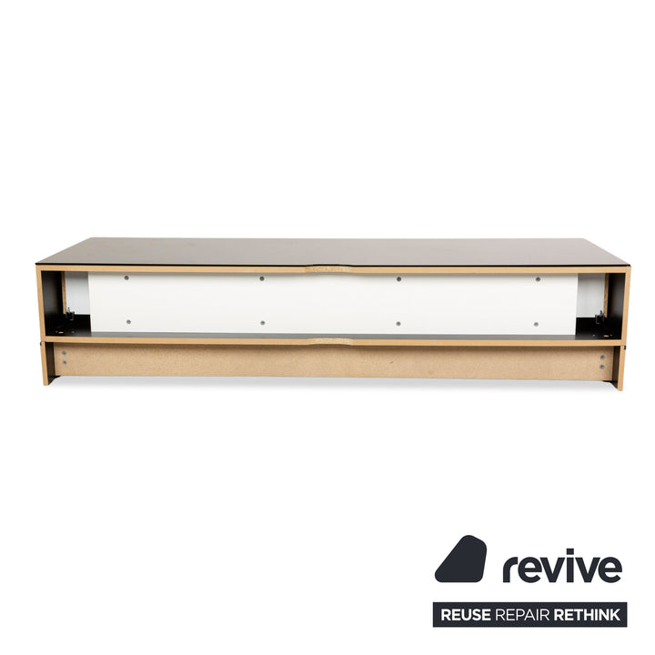 Leonardo Holz Sideboard Schwarz