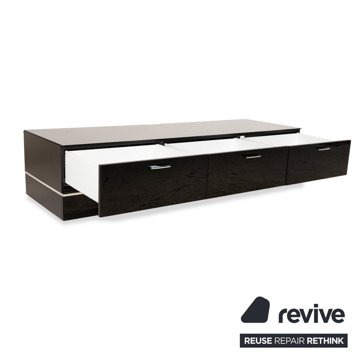 Leonardo Holz Sideboard Schwarz