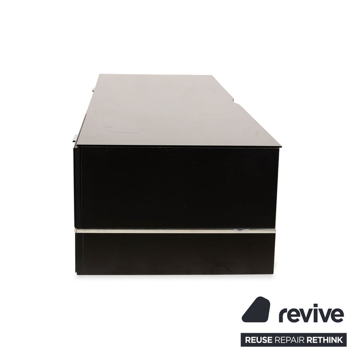 Leonardo Holz Sideboard Schwarz