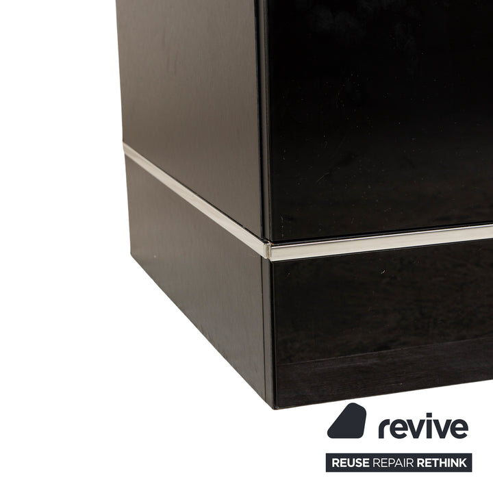 Buffet en bois Leonardo noir