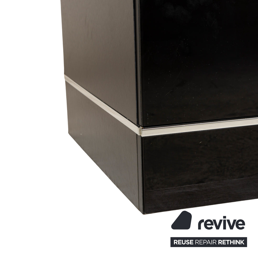 Leonardo Holz Sideboard Schwarz