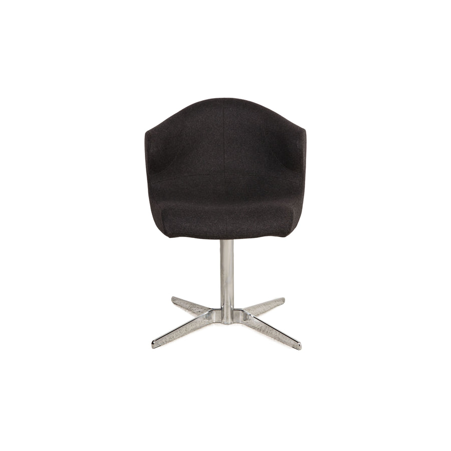 ligne roset Alster Fabric Armchair Gray Dark Gray Function