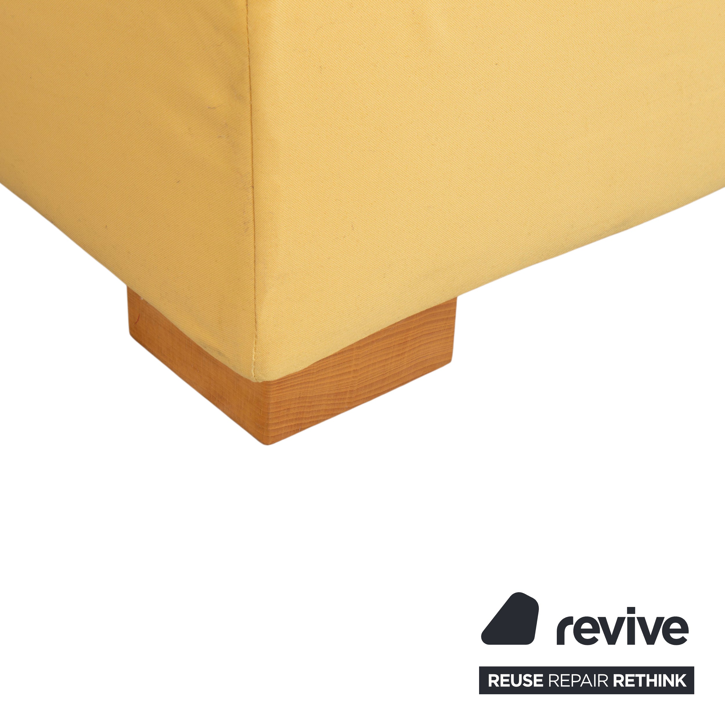 Ligne Roset Anna Fabric Bed Cream Yellow