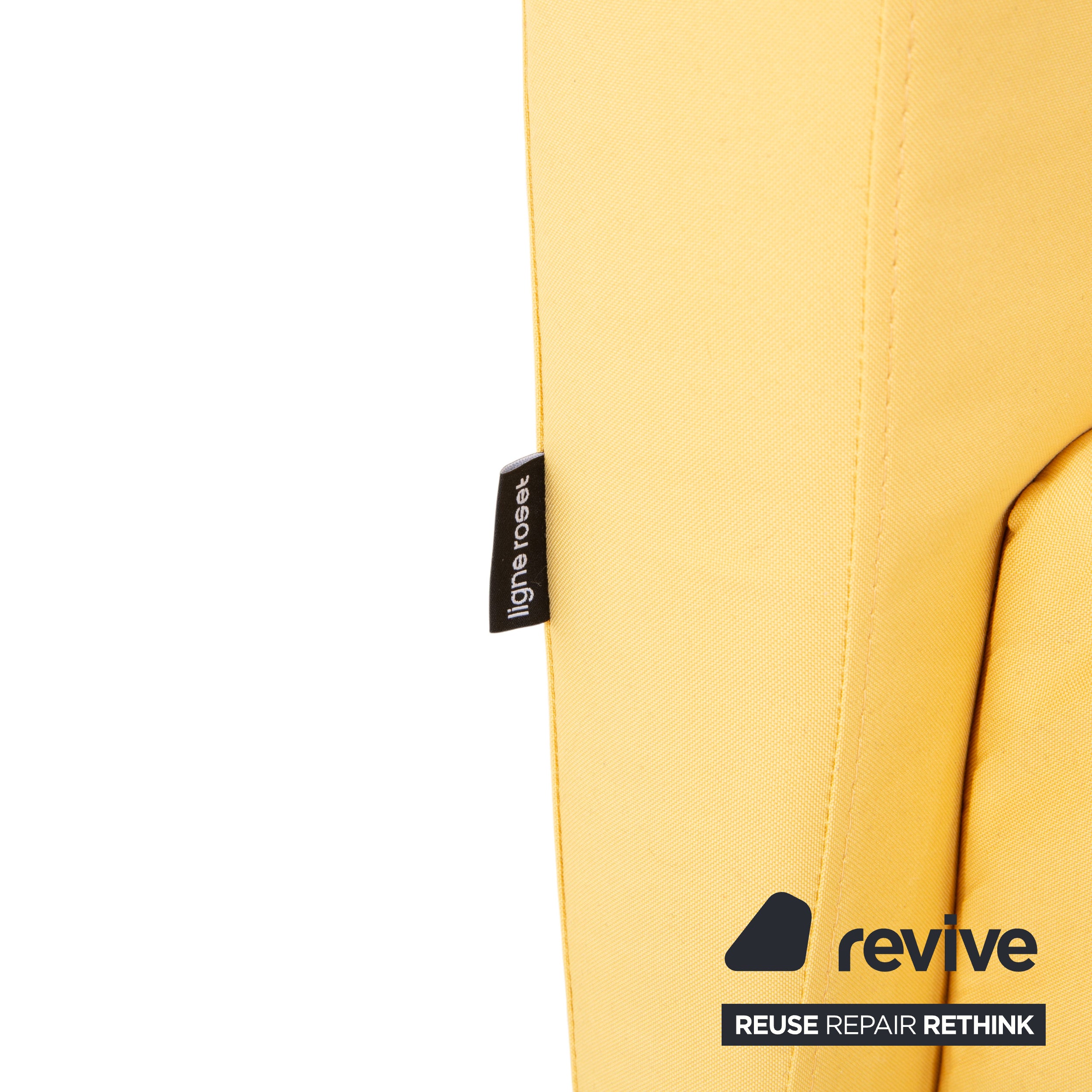 Ligne Roset Anna Tissu Lit Crème Jaune