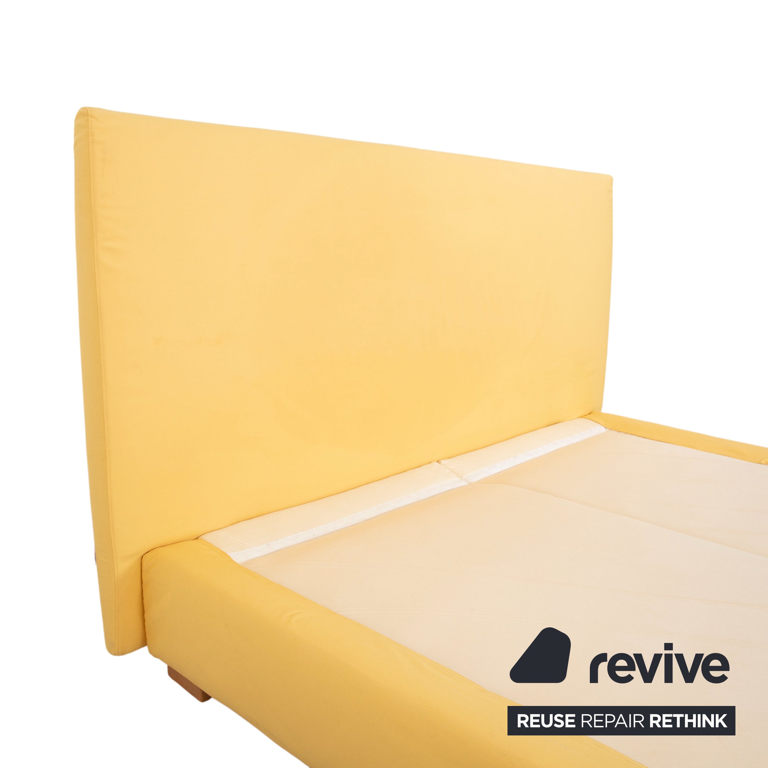 Ligne Roset Anna Fabric Bed Cream Yellow