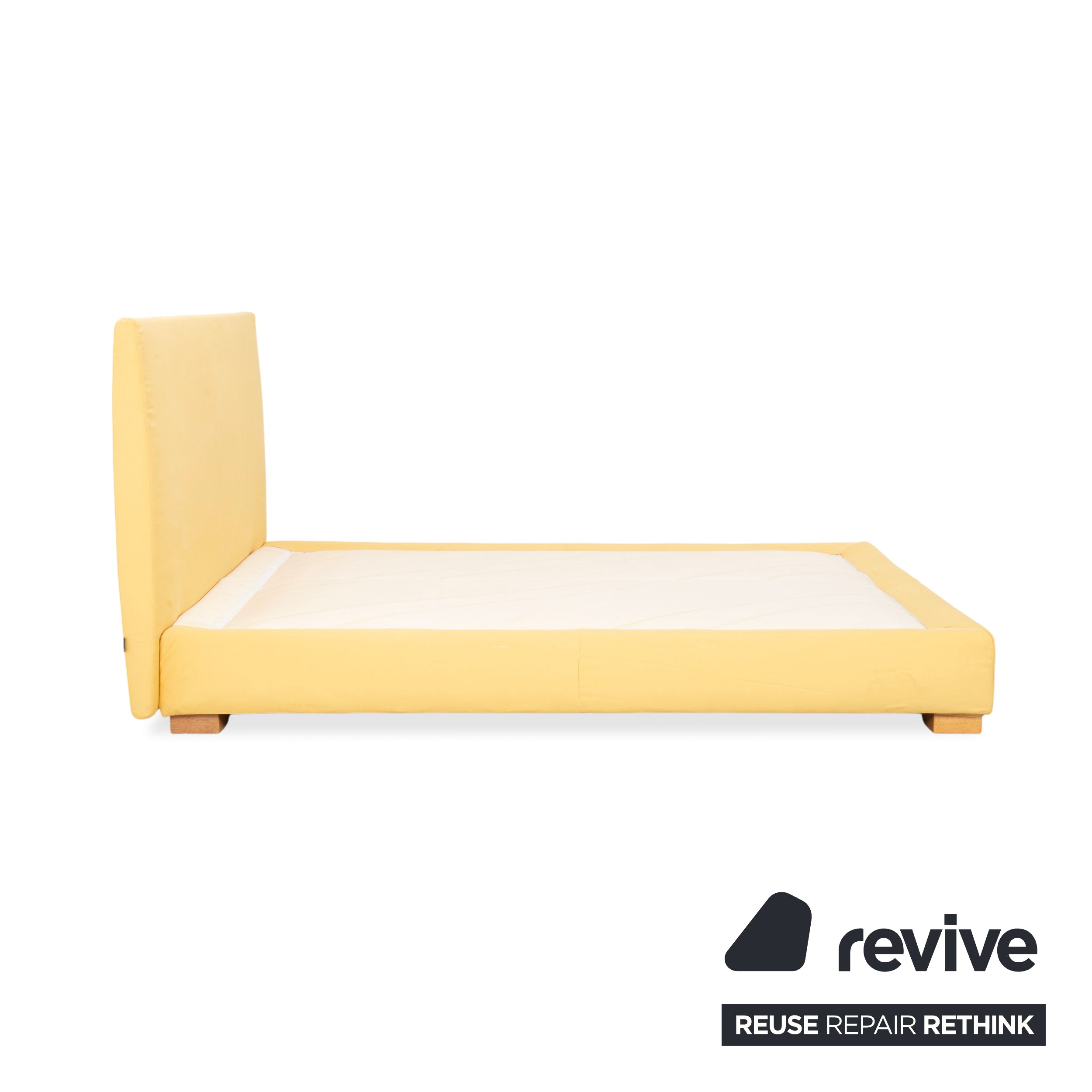Ligne Roset Anna Fabric Bed Cream Yellow